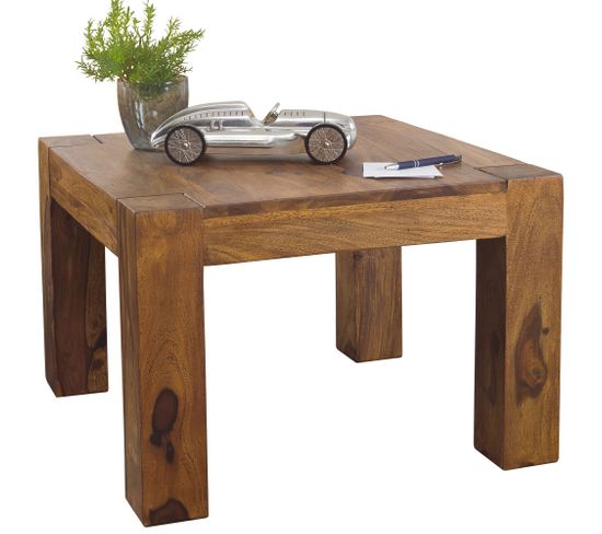 Table Basse Bois Massif 60x40x60 cm Table D'appoint Table De Salon Design