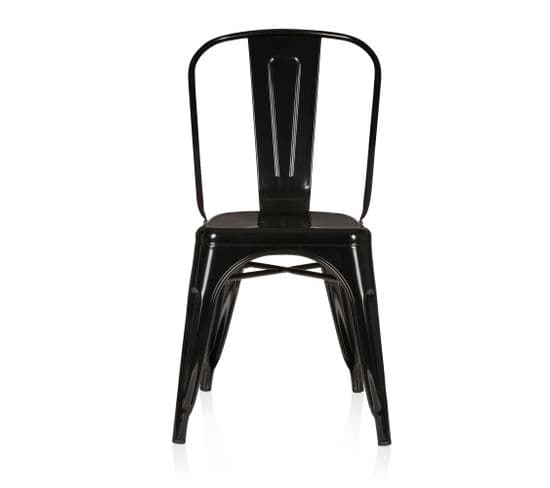 Chaise De Bistrot Vantaggio Comfort Noir