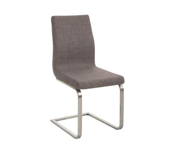 Chaise Belfort Revêtement En Tissu Gris