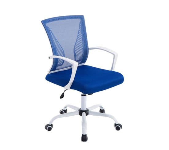 Fauteuil De Bureau Tracy Bleu/blanc