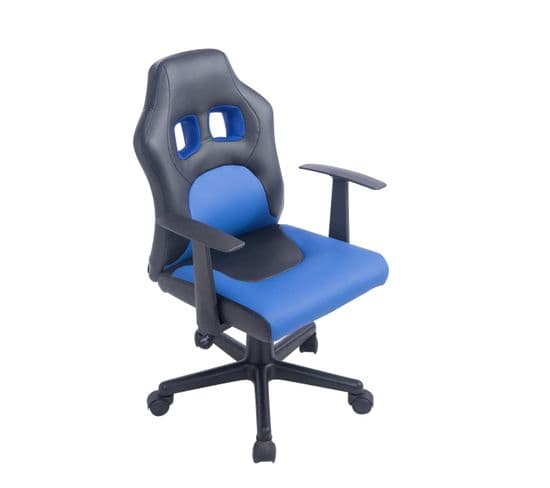 Fauteuil De Bureau Fun Pour Enfants Noir / Bleu