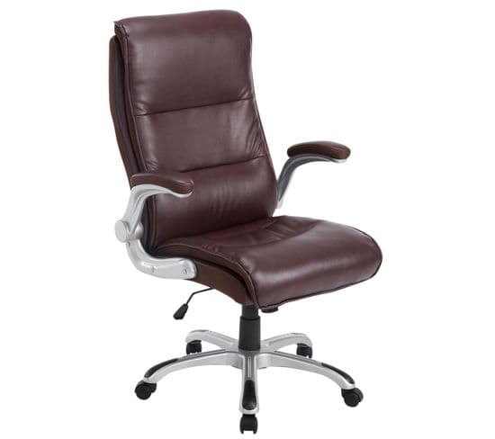 Fauteuil De Bureau Big Villach Similicuir Bordeaux