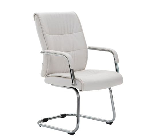 Chaise Oscillante Sievert En Similicuir Blanc