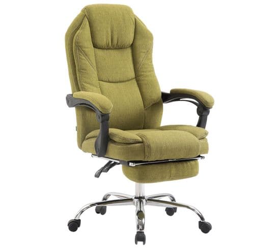 Fauteuil De Bureau Castle En Tissu Vert