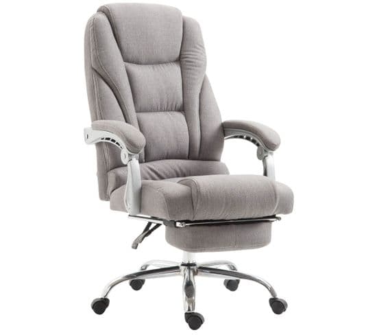 Fauteuil De Bureau Pacific En Tissu Gris