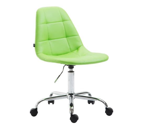 Fauteuil De Bureau Reims Similicuir Vert