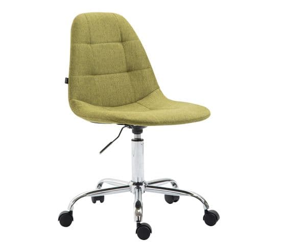 Fauteuil De Bureau Reims Tissu Vert