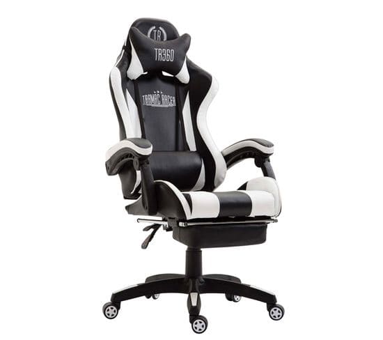 Fauteuil De Bureau Ignite Similicuir Noir / Blanc