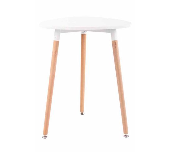 Table De Cuisine Abenra Avec 3 Pieds Blanc /60 Cm