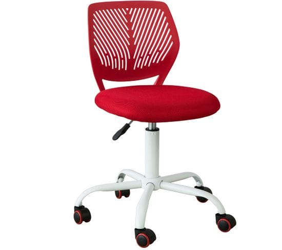 Chaise De Bureau Ergonomique Fauteuil Pivotant Chaisepour Ordinateur Hauteur Réglable Bleu, Fst64-r