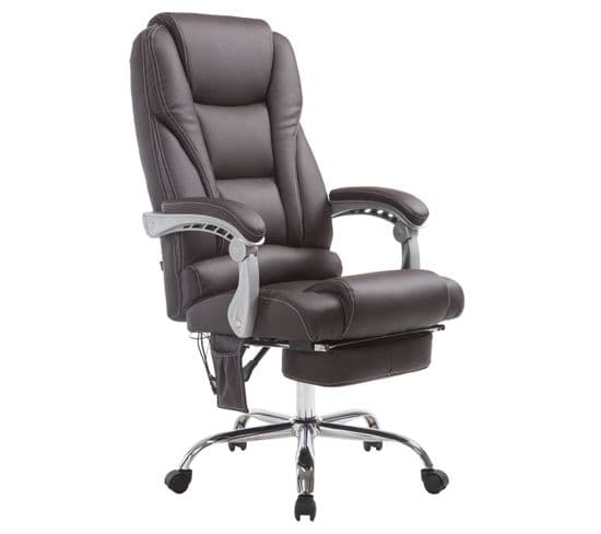 Fauteuil De Bureau Pacific V2 Avec Fonction Massage Marron