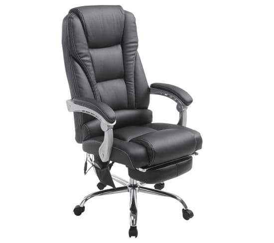 Fauteuil De Bureau Pacific V2 Avec Fonction Massage Noir