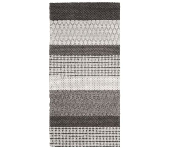 Tapis Gris 80 X 150 Cm Akkaya