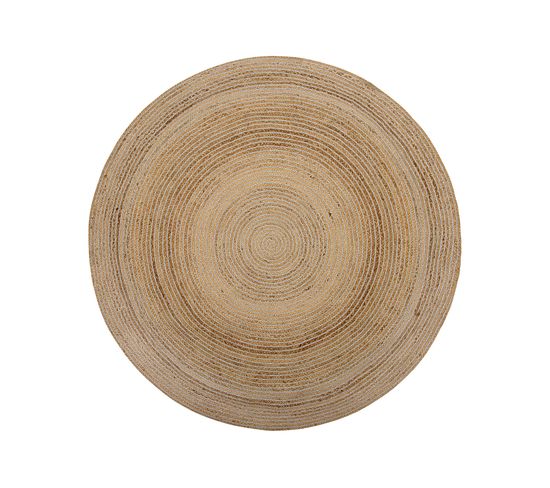 Tapis Rond 140 Cm Beige Akbelen