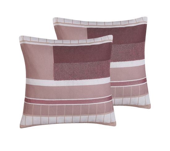 Lot De 2 Coussins Multicolore Erinus 45 X 45 Cm