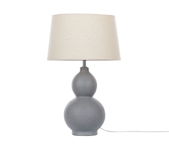 Lampe à Poser En Céramique Gris Yenisei