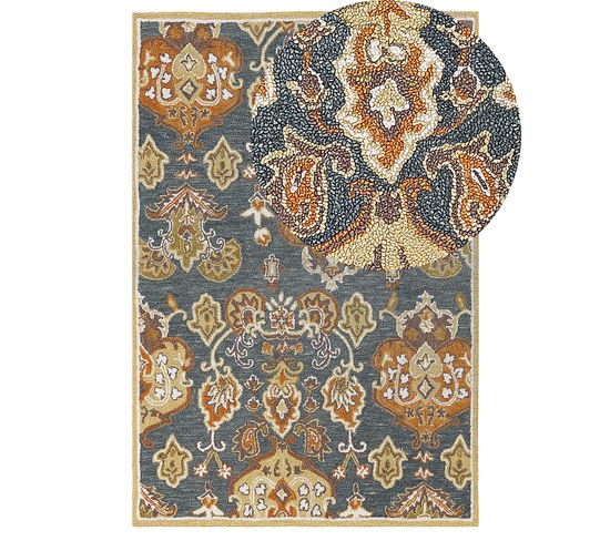 Tapis De Laine Multicolore 140 X 200 Cm Umurlu