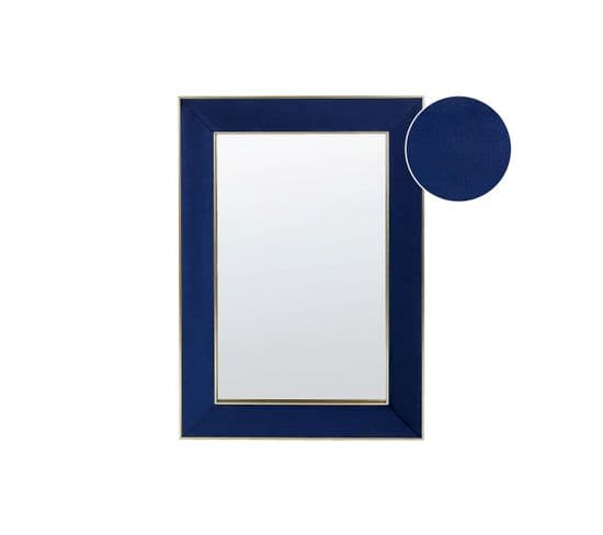 Velours Miroir 70 Cm Bleu Marine Lautrec