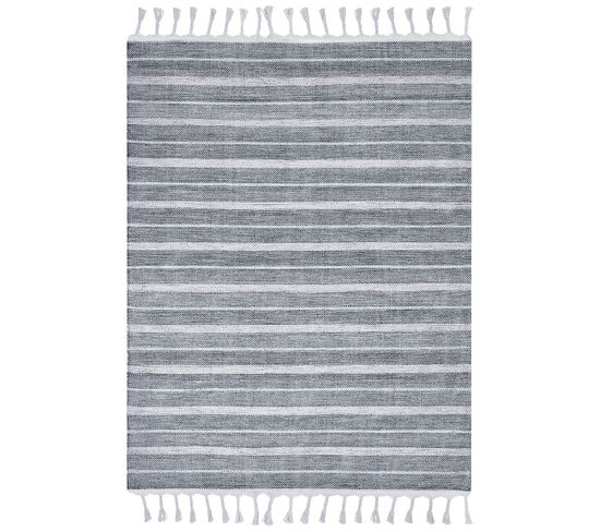 Tapis Gris Clair 160 X 230 Cm Bademli