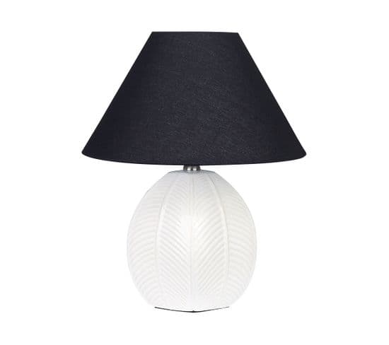 Lampe à Poser En Céramique Beige 42 Cm Cadena