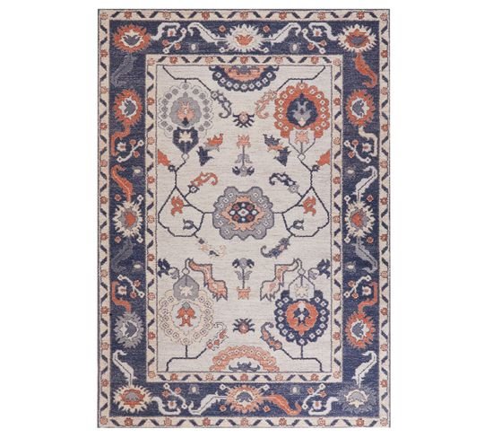 Tapis En Coton Multicolore 160 X 230 Cm Kabta