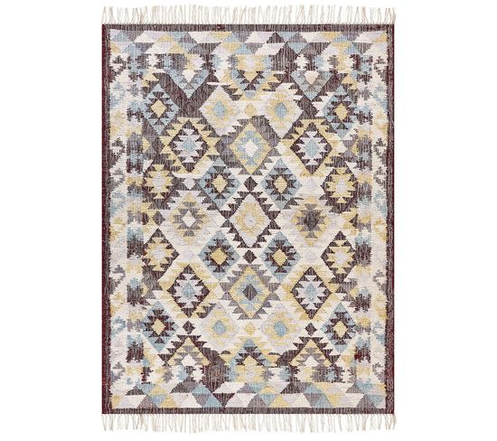 Tapis En Jute Multicolore 160 X 230 Cm Fener