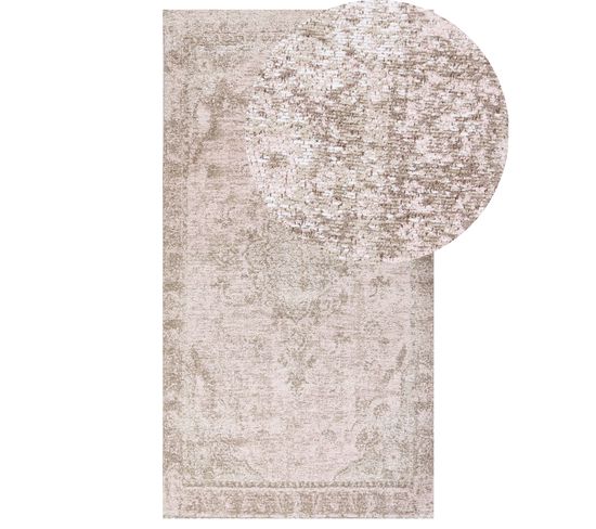 Tapis En Coton Rose 80 X 150 Cm Matarim