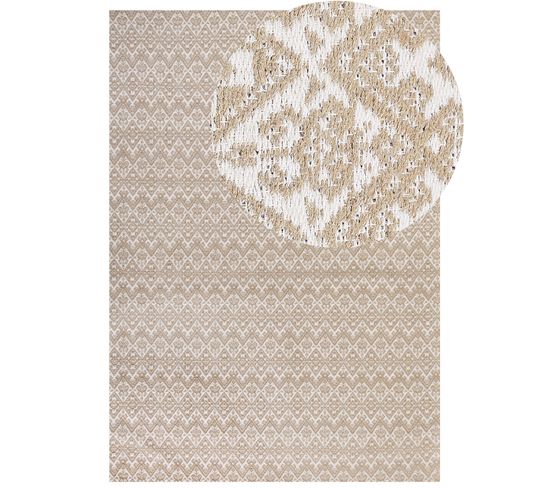 Tapis En Jute Beige 160 X 230 Cm Atima