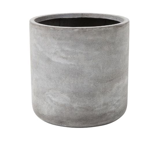 Cache-pot 51 X 51 X 50 Cm Gris Messene