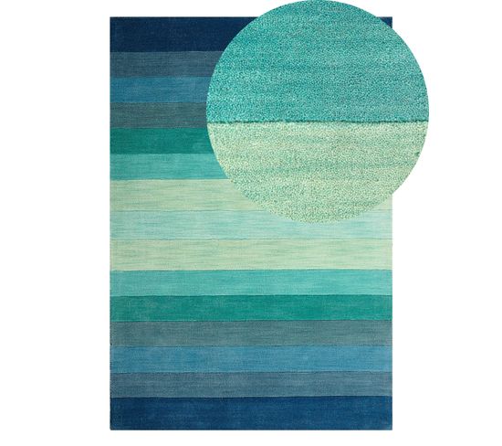 Tapis En Laine 140 X 200 Cm Multicolore Mailsi