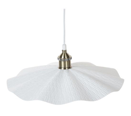 Lampe Suspension En Métal Blanc Phils