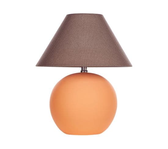 Lampe à Poser En Céramique Orange Limia