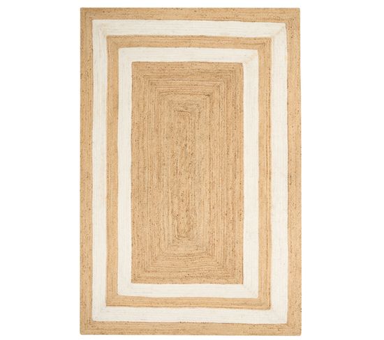 Tapis En Jute Beige 160 X 230 Cm Gemerek