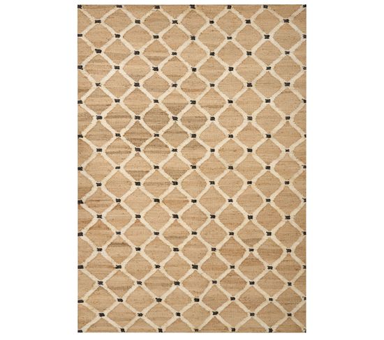 Tapis En Jute Beige 160 X 230 Cm Kalekoy