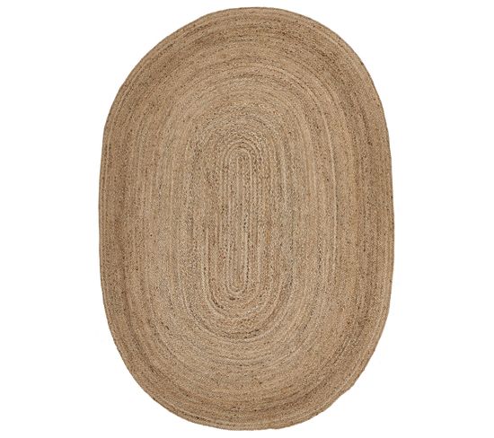 Tapis En Jute Beige 160 X 230 Cm Demirci