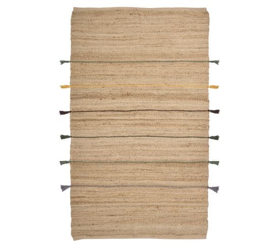 Tapis En Jute Beige 140 X 200 Cm Rauta