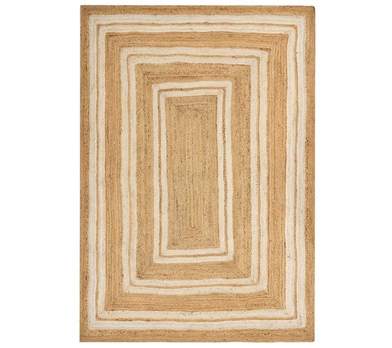 Tapis En Jute Beige 160 X 230 Cm Elmali