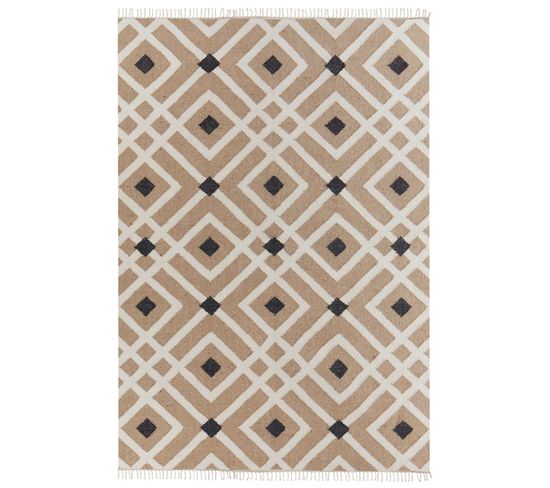 Tapis En Jute Beige 160 X 230 Cm Esencik