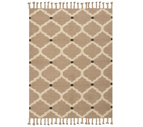 Tapis En Jute Beige 160 X 230 Cm Orencik