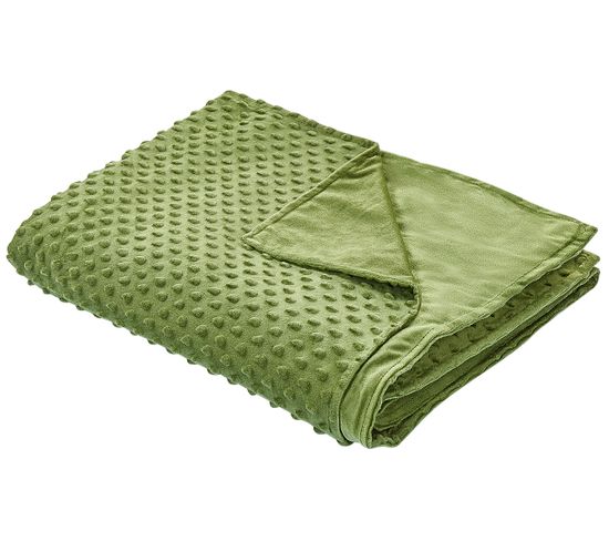 Housse De Couverture Lestée 135 X 200 Cm Vert Callisto