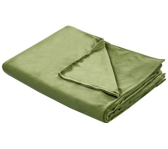 Housse De Couette Vert Foncé 150 X 200 Cm Rhea