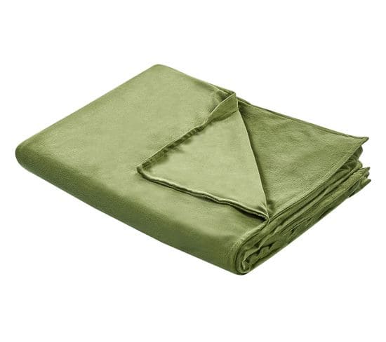 Housse De Couette Vert Foncé 100 X 150 Cm Rhea