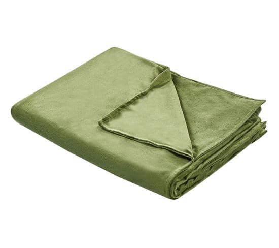 Housse De Couette Vert Foncé 120 X 180 Cm Rhea