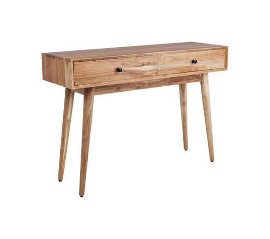 Console En Bois D'acacia Clair Fulton