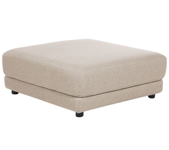 Ottoman En Tissu Beige Sigtuna