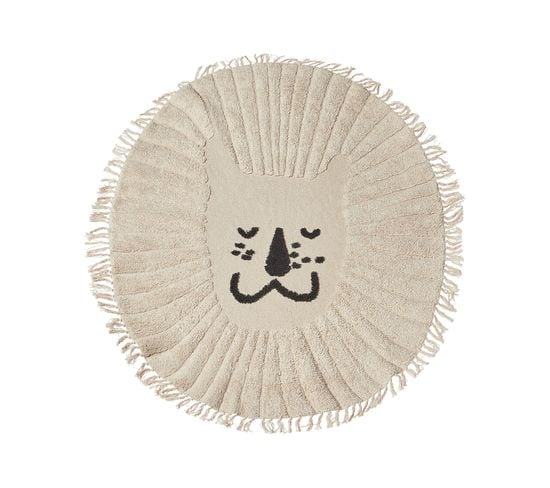 Tapis De Sol 140 Cm Beige Badhani