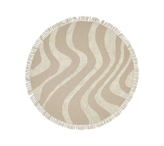 Tapis De Sol D 140 Cm Beige Artmak