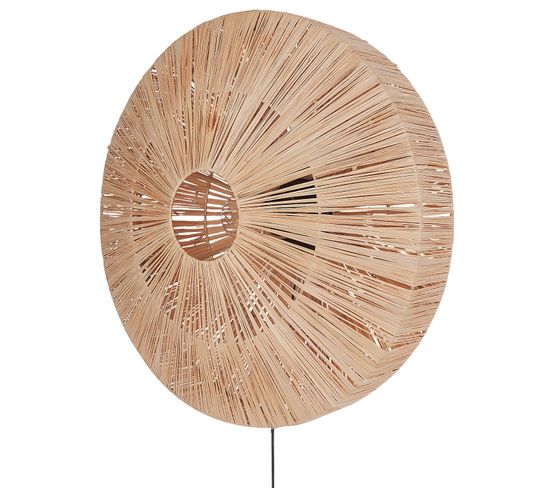 Lampe Murale En Paille Naturel Lumut