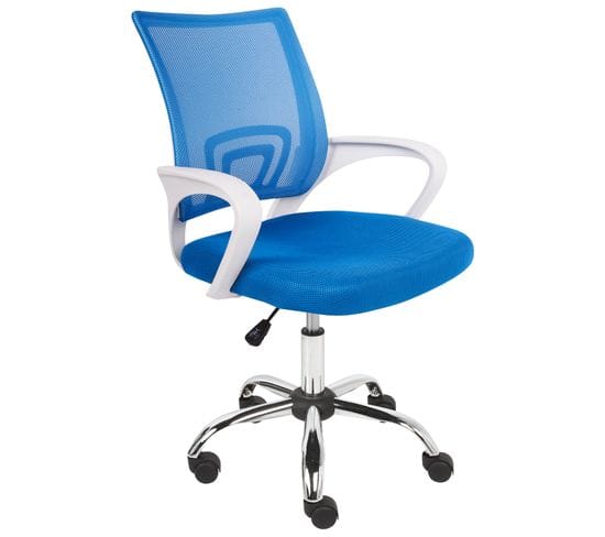 Chaise De Bureau Bleu Solid