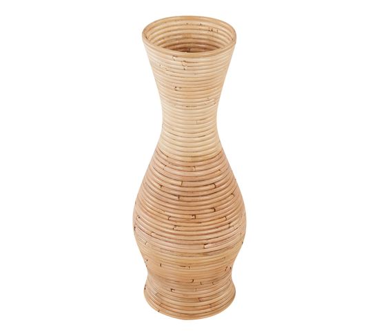 Rotin Vase Décoratif 50 Cm Naturel Trinisa